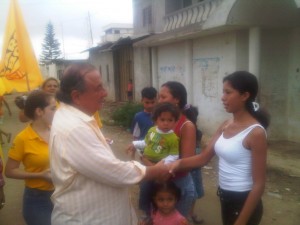 Recorrido de Alvaro Noboa y el PRIAN en Machala